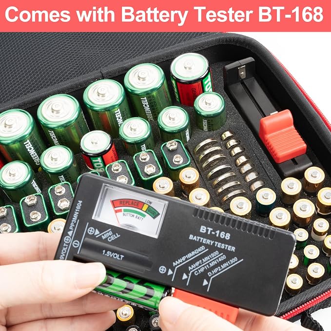 Battery Organizer Storage Case - Image 2