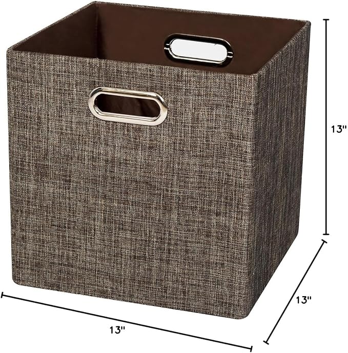 Storage Bins Cube Containers Boxes, Thick and Heavy Duty Fabric Drawers - Image 10