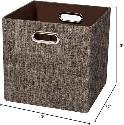 Storage Bins Cube Containers Boxes, Thick and Heavy Duty Fabric Drawers - Image 10