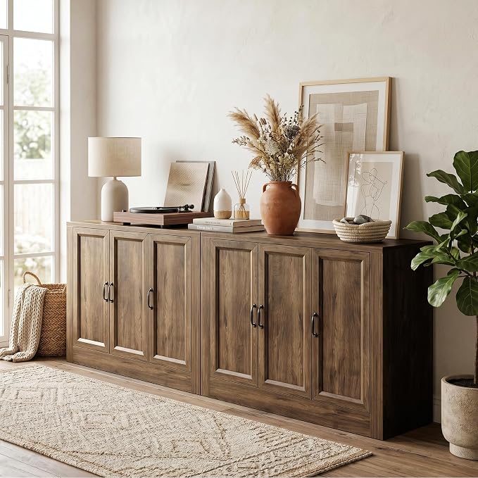 78.5" W Modern Buffet Cabinet - Image 9