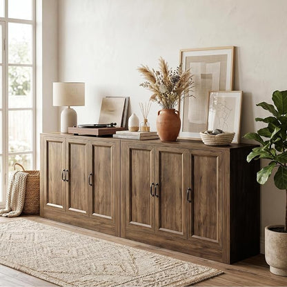 157"W Modern Buffet Cabinet - Image 9