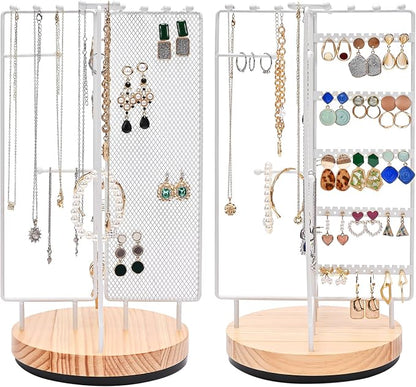 ProCase Rotating Jewelry Organizer Stand Earring Holder Organizer - Image 5