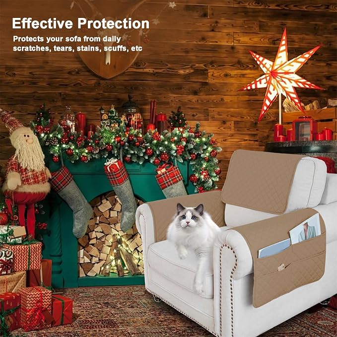 Waterproof Sofa Armrest Cover Headrest Cover - Image 2