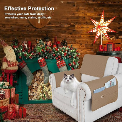 Waterproof Sofa Armrest Cover Headrest Cover - Image 2