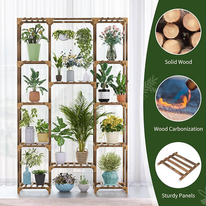 Uneedem Plant Stand Indoor Outdoor, Tall Plant Shelf - Image 3