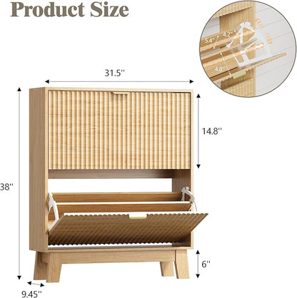 HUANLEGO Shoe Cabinet Storage for Entryway - Image 2