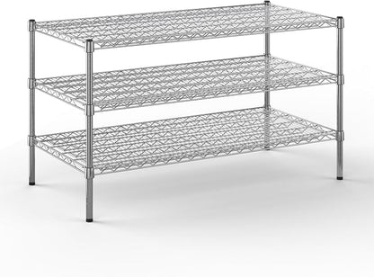 24" Deep x 48" Wide x 27" Height Wire Shelving Kit | 3-Tier | NSF Commercial by Regal+Altair
