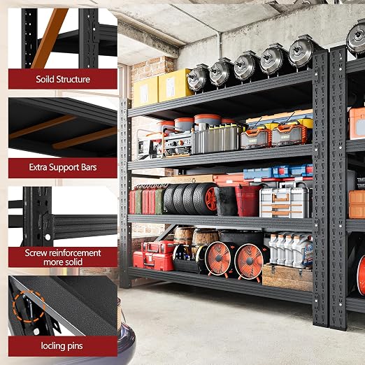 3000LBS Storage Shelves, Shelving Units Industrial Shelving - Image 6