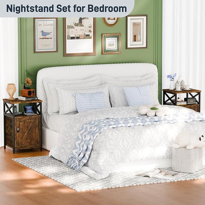 Wooden Nightstands Set of 2 - Image 4