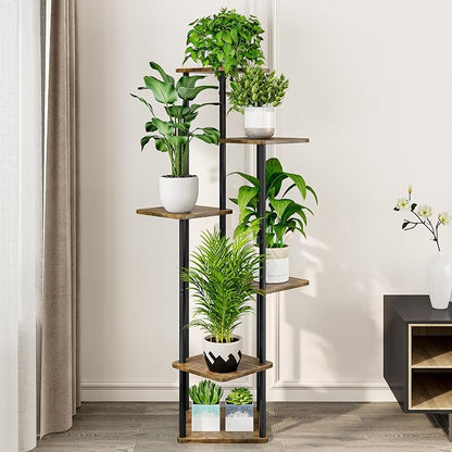 AZERPIAN Plant Stand 6 Tier Indoor Metal Flower Shelf - Image 3