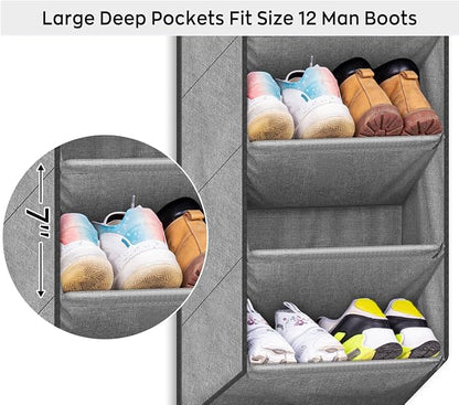 SLEEPING LAMB Over the Door Shoe Organizer - Image 3