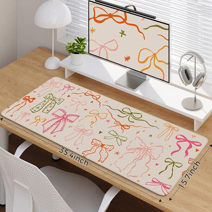 iCasso Desk Mat for Keyboard and Mouse, Large Mouse Pad for Desk, Desk Matt for - Image 2