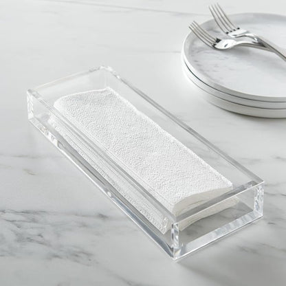 Huang Acrylic Clear Hand Towel Tray 11"x4" | - Image 2