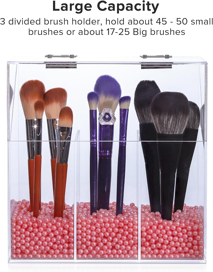Acrylic Makeup Brush Holder - Image 3