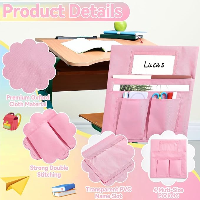 gisgfim 24 Pcs Small Chair Pockets - Image 3