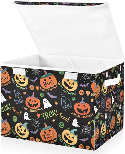 Halloween Ghost Pumpkin Ghosts Storage Bins - Image 2