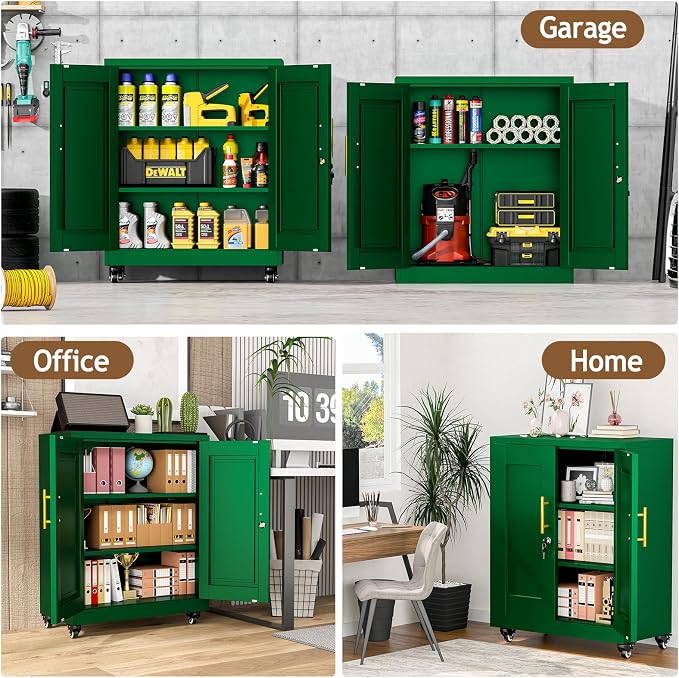pozdeg 35" Metal Storage Cabinet - Image 7