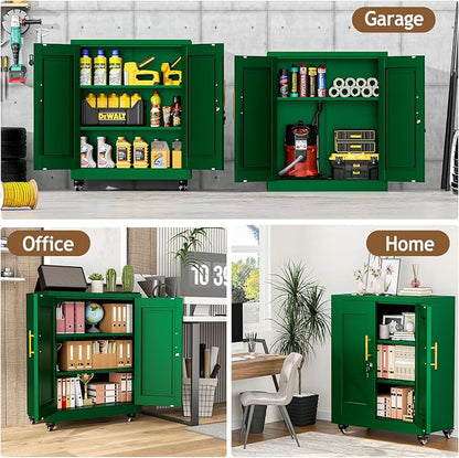 pozdeg 35" Metal Storage Cabinet - Image 7
