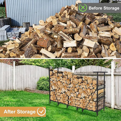 Vailge Firewood Rack Outdoor 6FT - Image 5