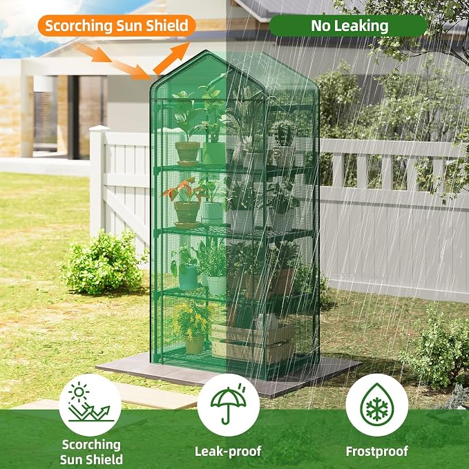 Superlele Mini Greenhouse, Plant Stand - Image 4