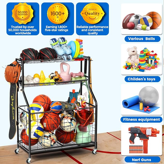 Kinghouse Sport Equipment Organizer - Image 2