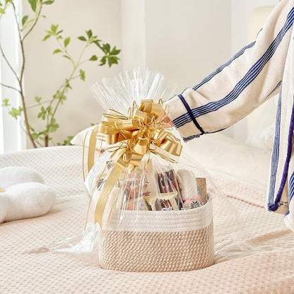 Small Cotton Rope Basket – Storage Bin - Image 4