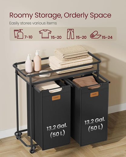 VASAGLE Laundry Sorter, Laundry Hamper - Image 3