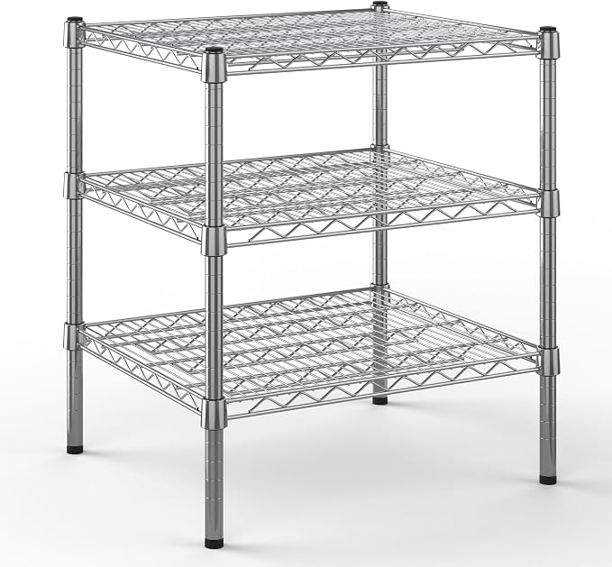 21" Deep x 24" Wide x 27" Height Wire Shelving Kit | 3-Tier | NSF Commercial by Regal+Altair