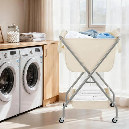 STORAGE MANIAC Collapsible Laundry Cart - Image 7