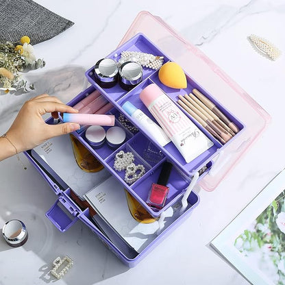 12'' Three-Layer Clear Plastic Storage Box/Tool Box - Image 6