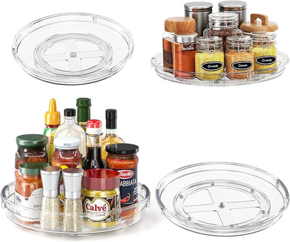 LAMU 4 Pack Lazy Susan Organizer Turntable by YourHome-OrganizationHelper