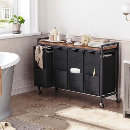 HOOBRO Laundry Sorter 4 Sections, Laundry Hamper - Image 5