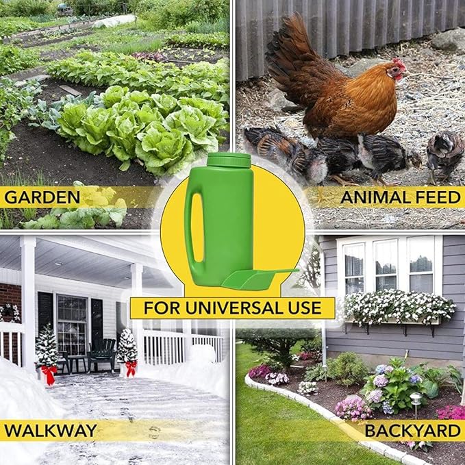 Rock Salt Spreader Tool, Seeding Container Organizer 2L, Heavy Duty Supply - Image 5