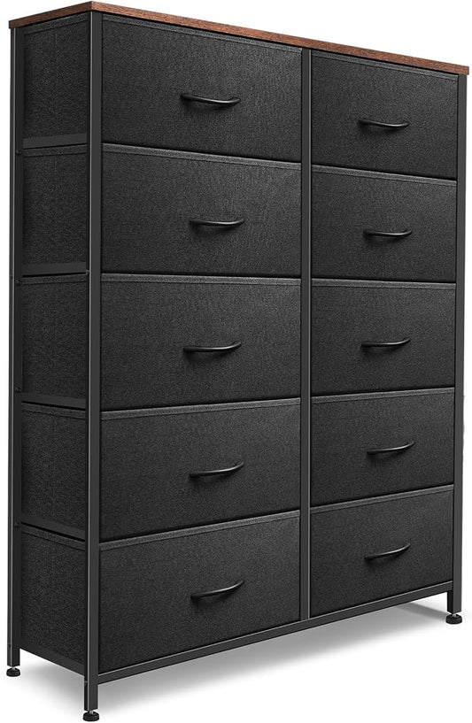 Dresser for Bedroom with 10 Drawers, Chest of Drawers, Storage Drawers by Sonharlar