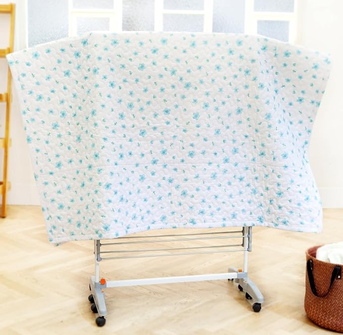 idee BDP-V23 Foldable Rolling 3-Tier Clothes Laundry Drying Rack - Image 4