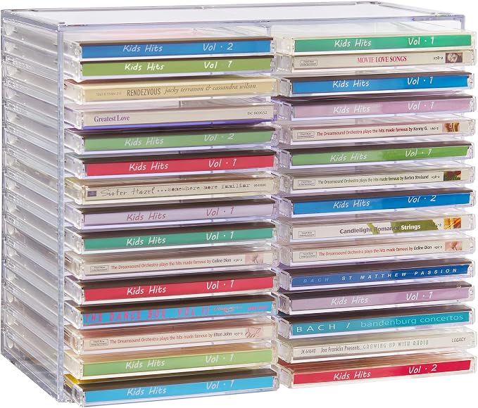 STORi Stackable Clear Plastic CD Organizer - Image 9