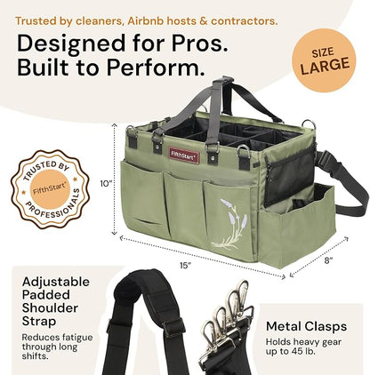 FifthStart Cleaning Caddy Bag for Professionals - Image 2