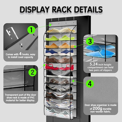 Over The Door Shoe Organizer - Image 3