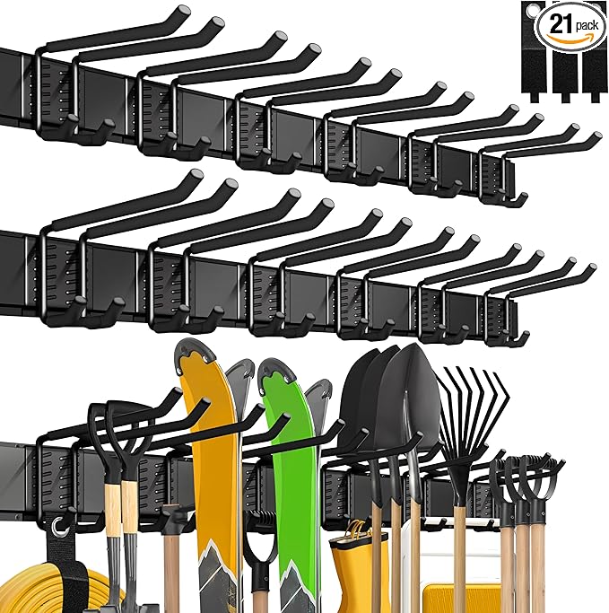 Garage Wall Organizer, Garden Tool Organizer 99in by klasit