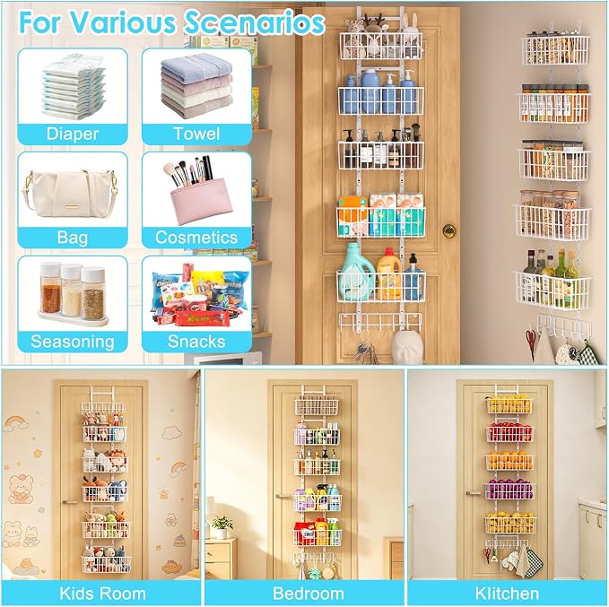 Hongtamoya Over The Door Organizer, Hanging Door Organizer - Image 7