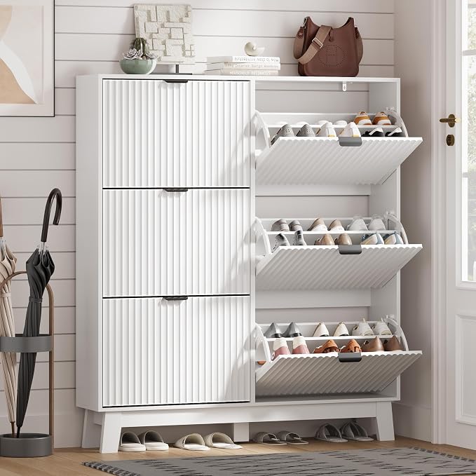 HUANLEGO Shoe Cabinet Storage for Entryway by HUANLEGO