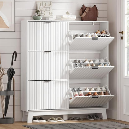 HUANLEGO Shoe Cabinet Storage for Entryway by HUANLEGO