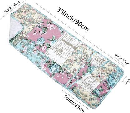 Brilliant Sunshine Lilac Rose Couch Sofa Armrest 5 Pockets Organizer, Slip - Image 2