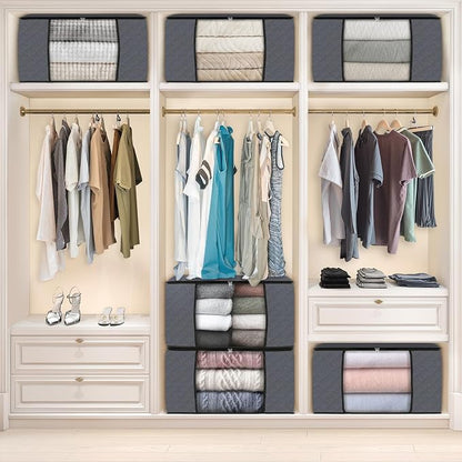 Fab totes Storage Bags, Clothes Blanket Storage Bins Foldable Closet Organizers - Image 7