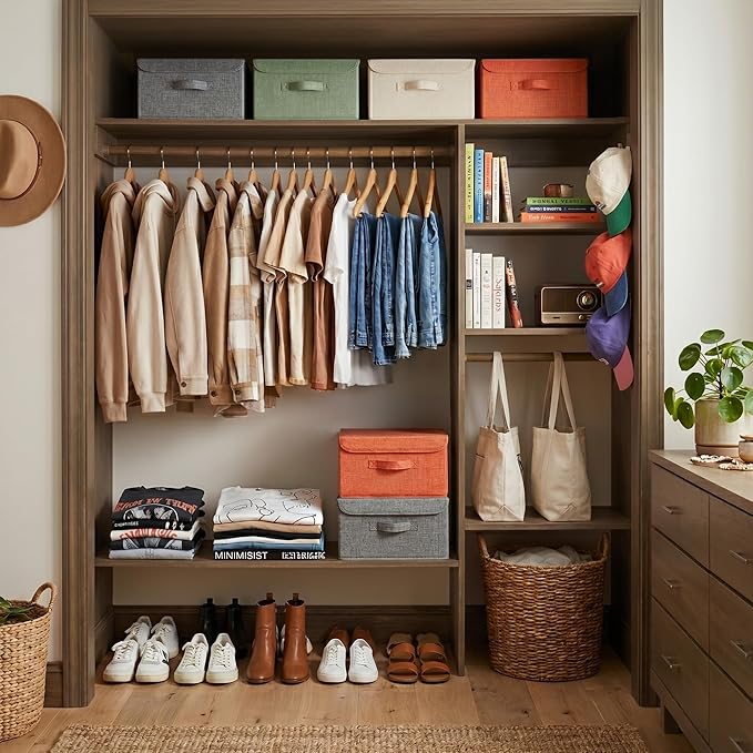 GRANNY SAYS Storage Bins with Lids, Decorative Storage Boxes, Shelf Baskets - Image 7