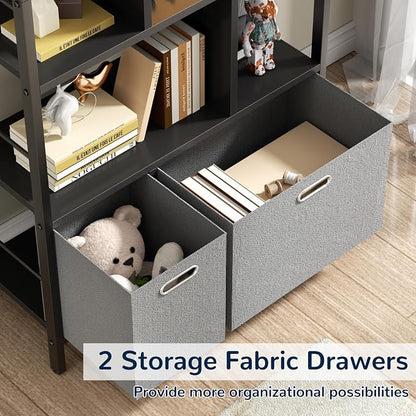 Armocity Bookshelf with Drawers - Image 7