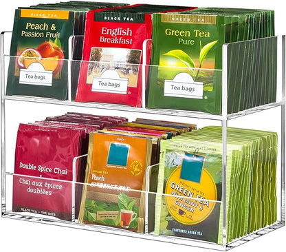 BEYGORM Acrylic Tea Bag Organizer by BEYGORM