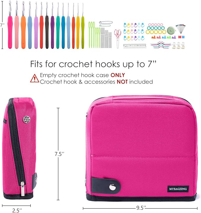 MYBAGZING Crochet Hook Case Empty - Image 2