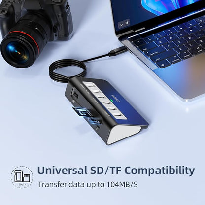 intpw USB C Hub, P9 USB C Hub Multiport Adapter - Image 6