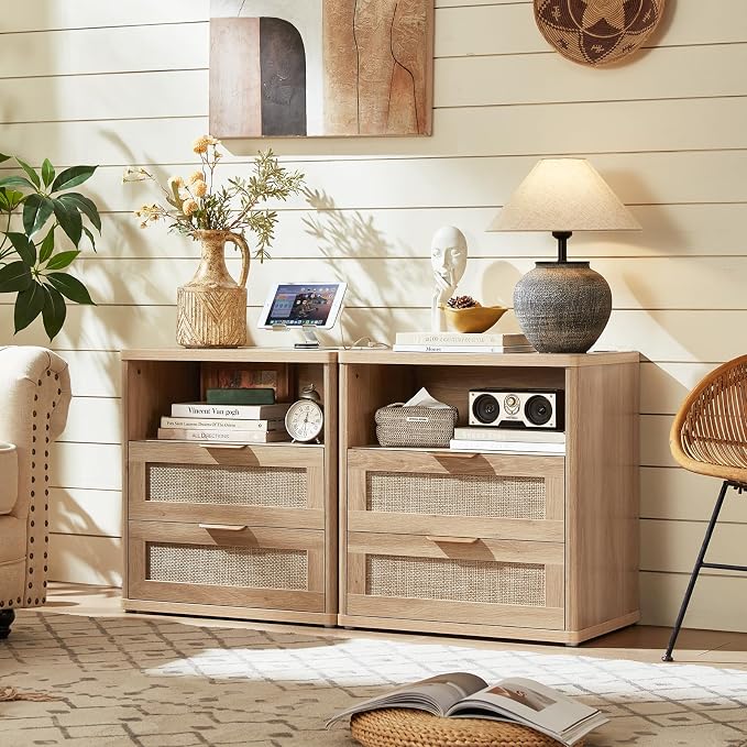 LEYAOYAO Rattan Night Stand - Image 9